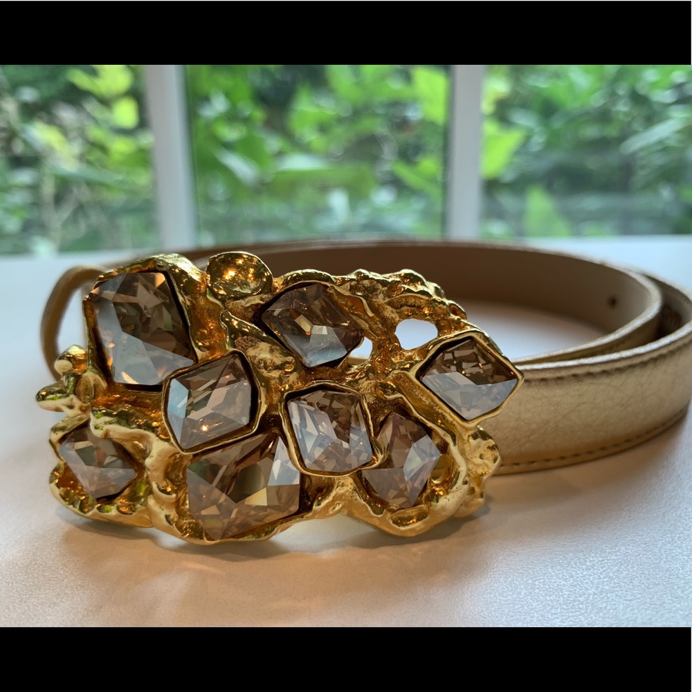 Per Se leather gem belt- XS